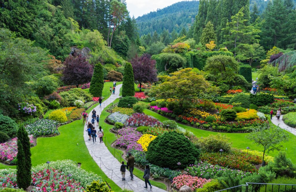 The Butchard Gardens, Victoria, British Columbia