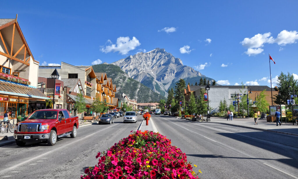 Town Of Banff, Banff National Park, Canada